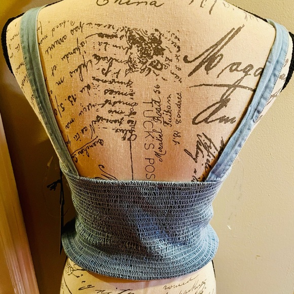 Haute Monde young contemporary Large denim blue stretchy NWT two small stains. - Picture 4 of 8